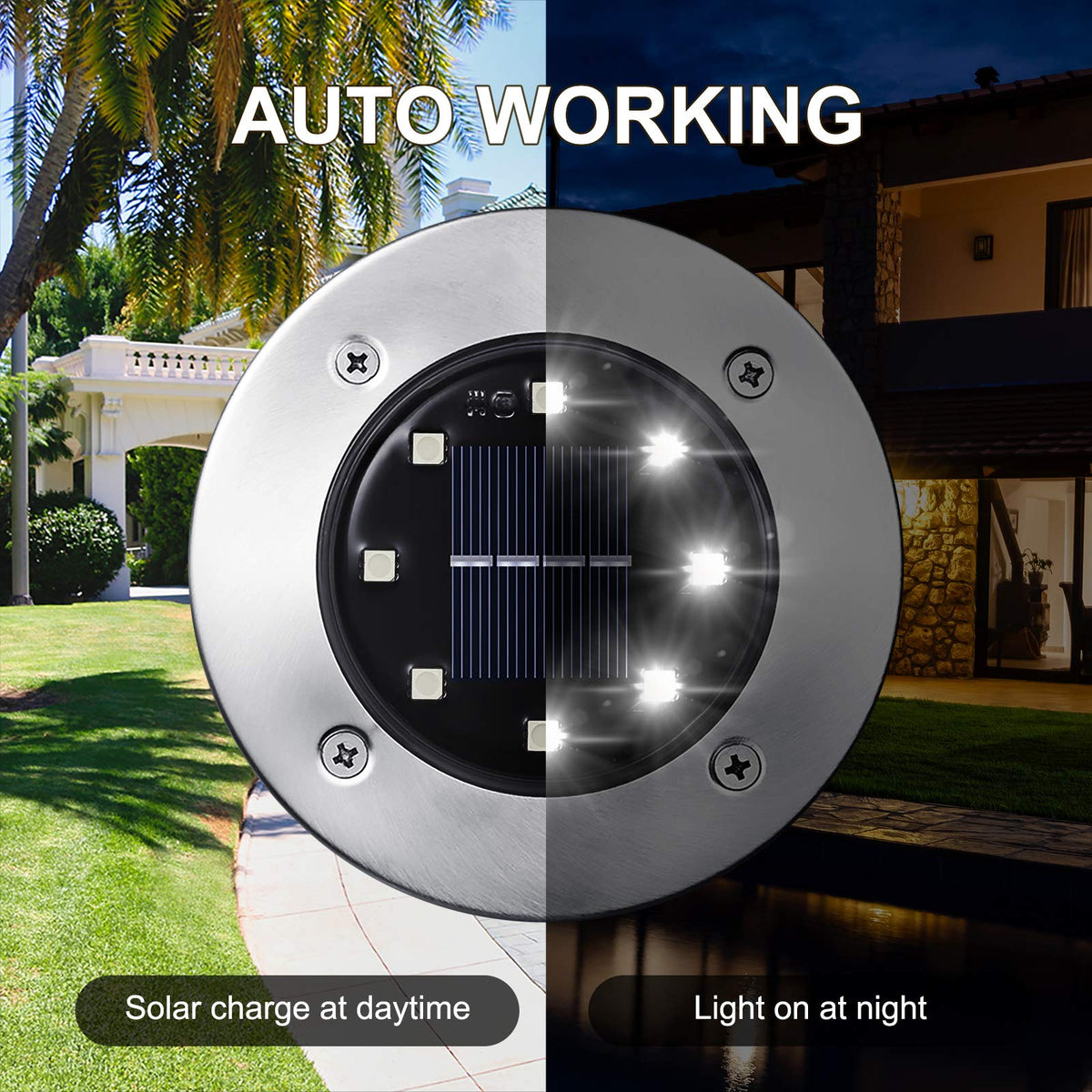 LYHOPE easy-install stake for quick outdoor lighting setup along paths