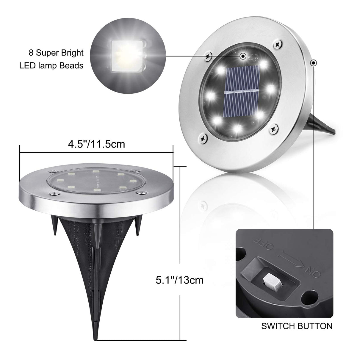 LYHOPE stainless steel shell housing for durable outdoor lighting