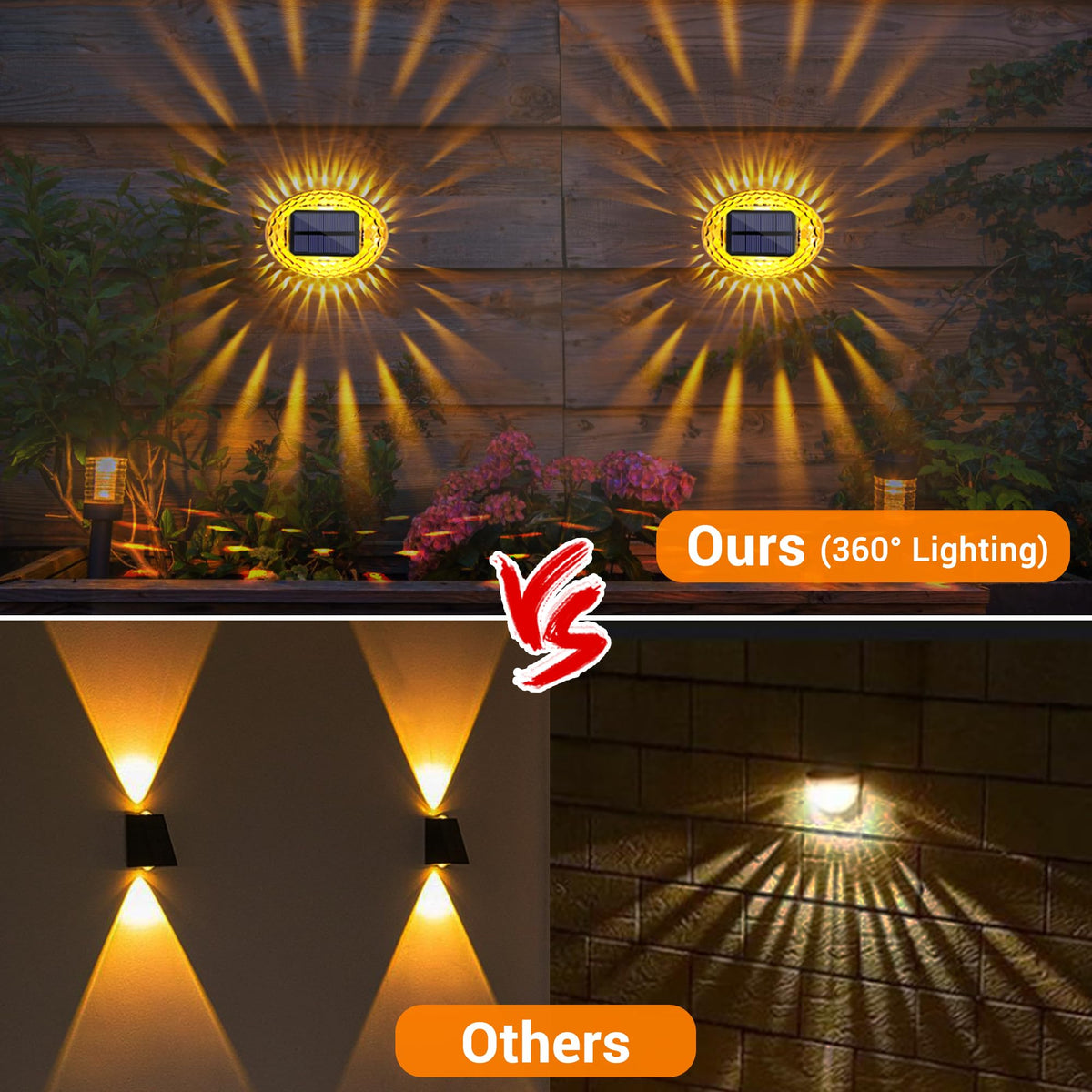 LYHOPE transparent shell design reflecting light for bright halo effect