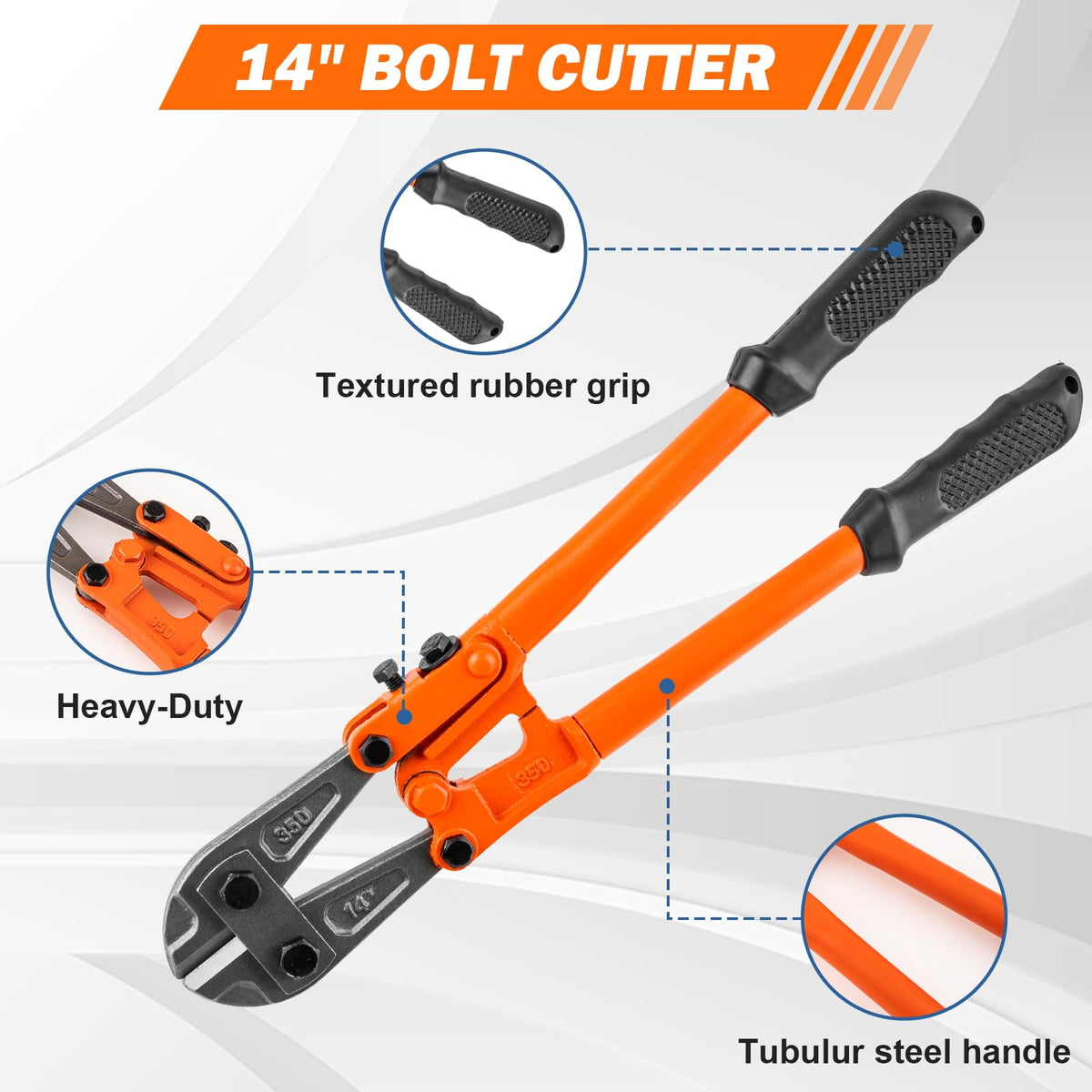 Lyhubmh 8-inch mini bolt cutter showing precise control for small tasks.
