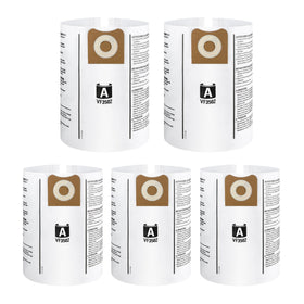 LYJHKJ VF3502 bags in a 5-pack for Ridgid vacuums, high-efficiency filtration