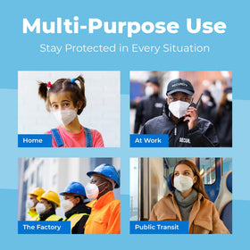 Lyka Distribution five-layer filtration for breathable, reliable protection
