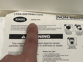 Lyka Distribution KN95 masks suitable for office and school commutes