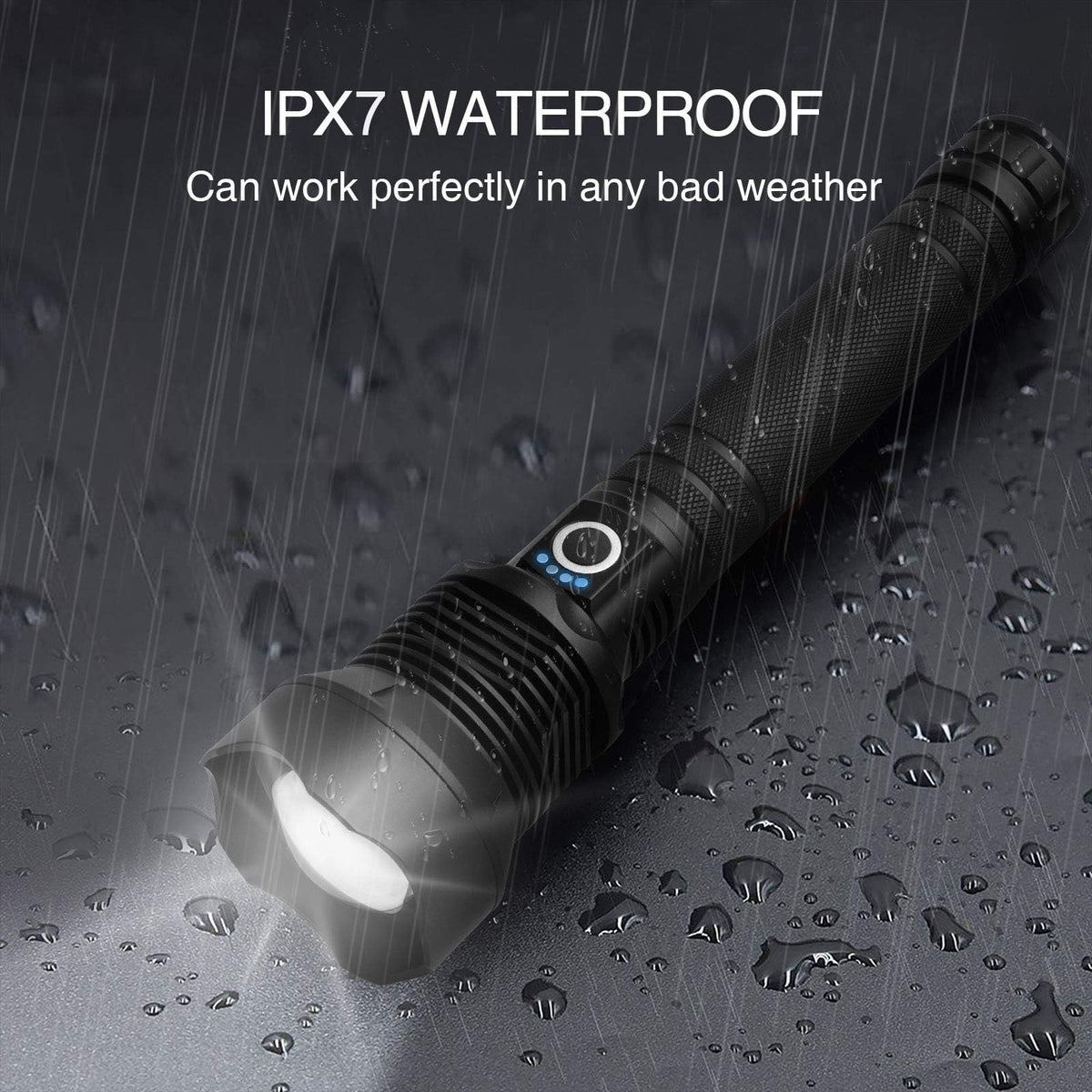 Lylting emergency camping flashlight reliable backup lighting in outages.