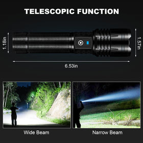 Lylting five-mode LED flashlight for versatile lighting
