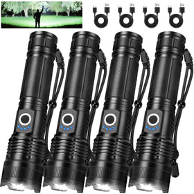 Lylting four-pack flashlights unboxed for home safety and outdoor readiness.