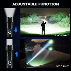 Lylting waterproof aluminum shell — IPX6 durability for rugged outdoor conditions.