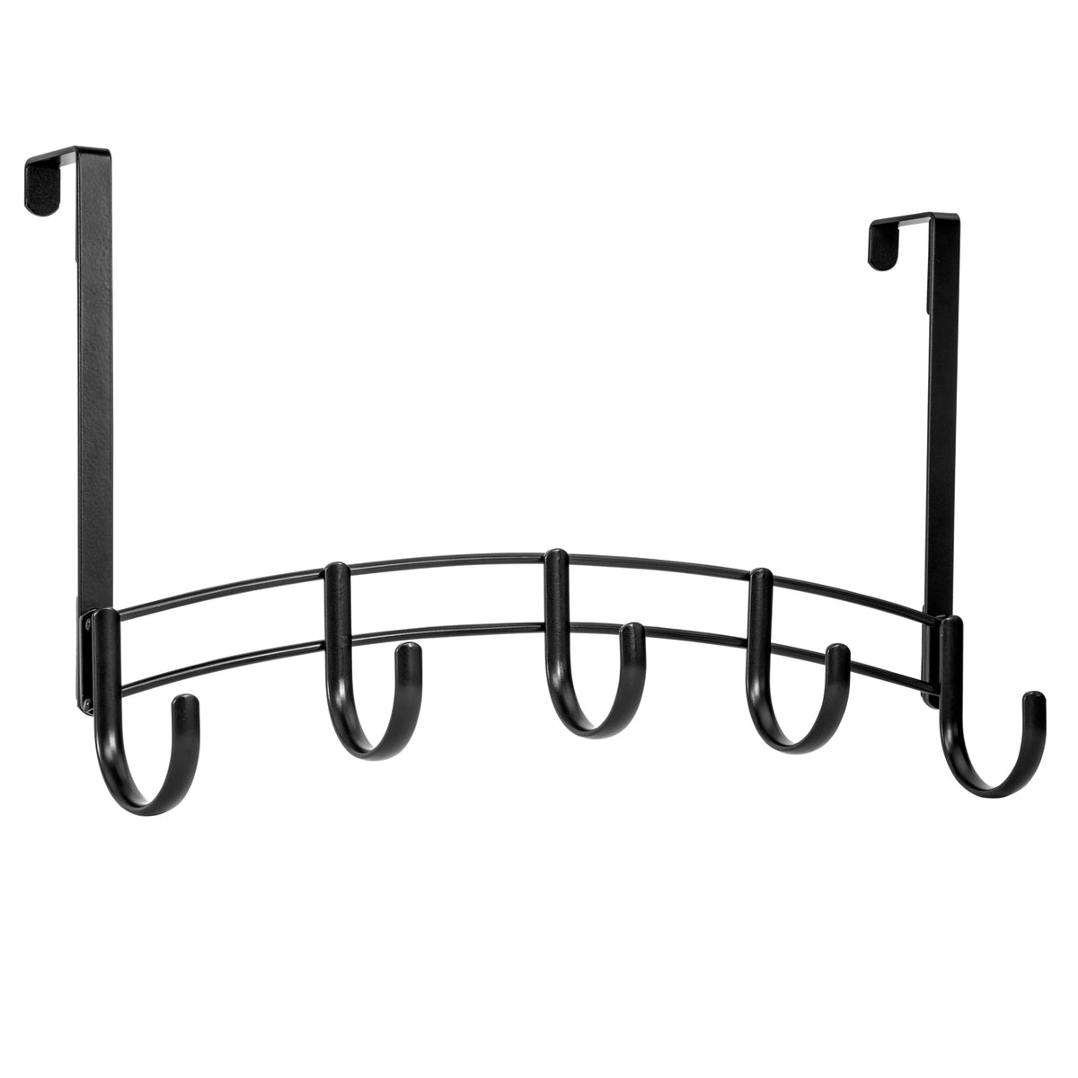 LYNK Professional Home 5-hook coat rack over the door provides quick access to jackets and outerwear.