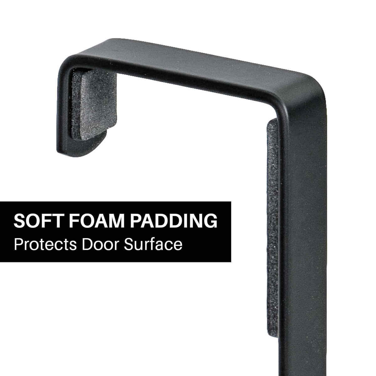 Fits most standard doors up to 1-7/16 inches thick.