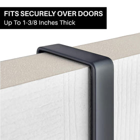 No drilling required; secure, door-friendly mounting with soft padding.