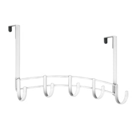 LYNK Professional Home over-door coat rack displaying jackets and towels for quick access.