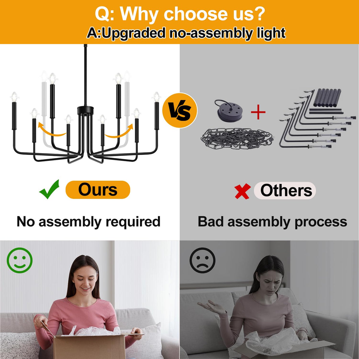 Lynnoland bedroom chandelier candle style enhances cozy bedroom lighting