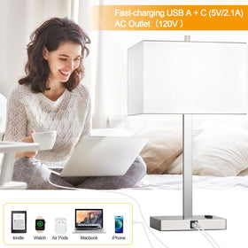 Lynnoland dual USB ports keep devices powered.
