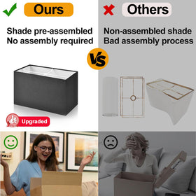 Lynnoland energy-saving LED bulbs included deliver soft, flicker-free light.