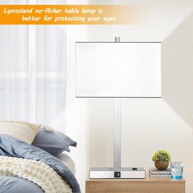 Lynnoland ideal nightstand lighting for reading and relaxing.