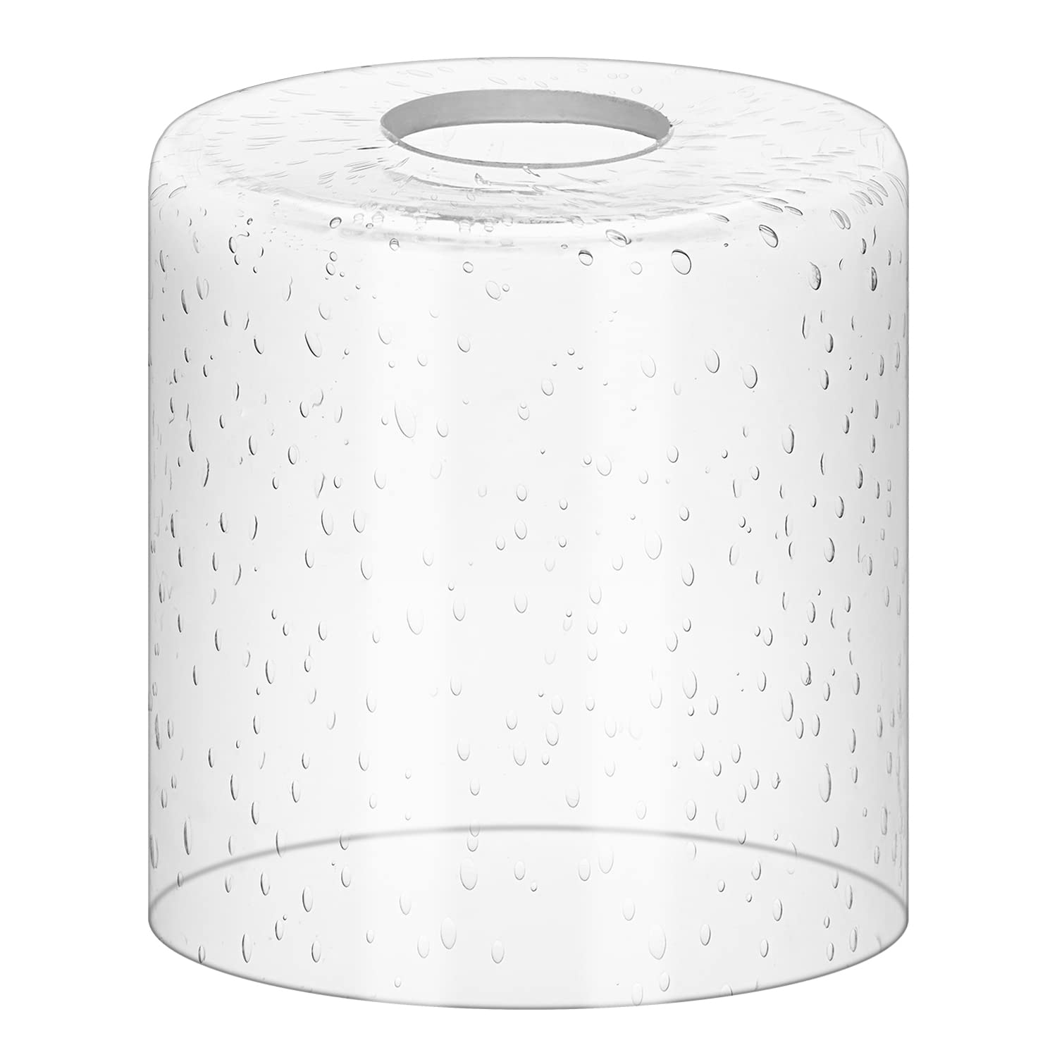 Lynnoland seed glass shade cylinder for pendant light with warm glow