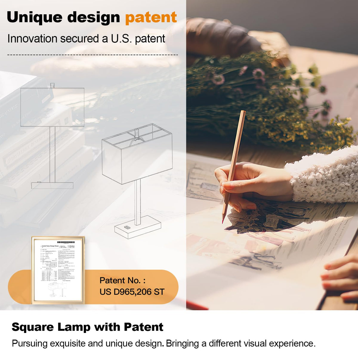 Lynnoland two LED bulbs included deliver steady, flicker-free light