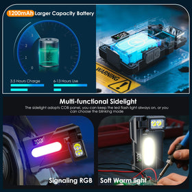 LYNRUI G5 EDC flashlight IP68 waterproof for rugged outdoor use.