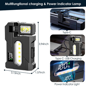 LYNRUI G5 EDC flashlight portable pocket-size for camping and daily carry.