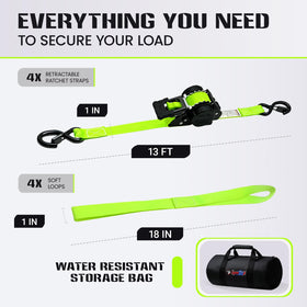 LynxHold trailer load-securement strap securing cargo on a truck