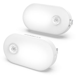 Lyridz 120LM night light plugged into outlet for bright hallway guidance