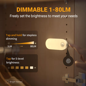 Lyridz dimmable brightness from 2 to 80 lumens for flexible use