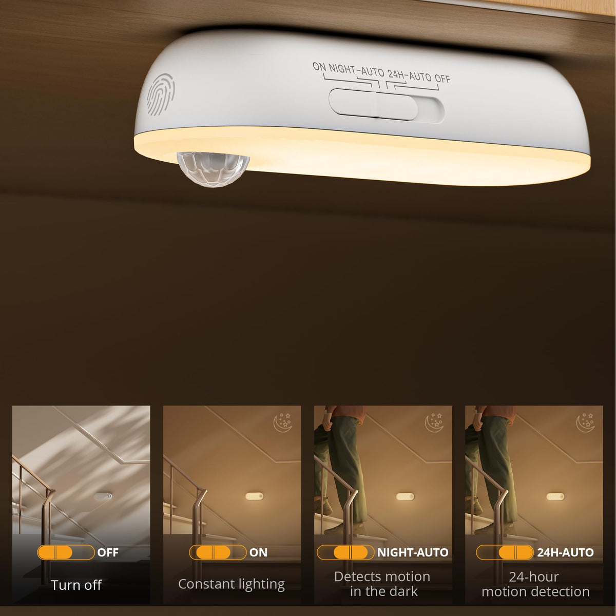 Lyridz motion activation detects movement for energy saving