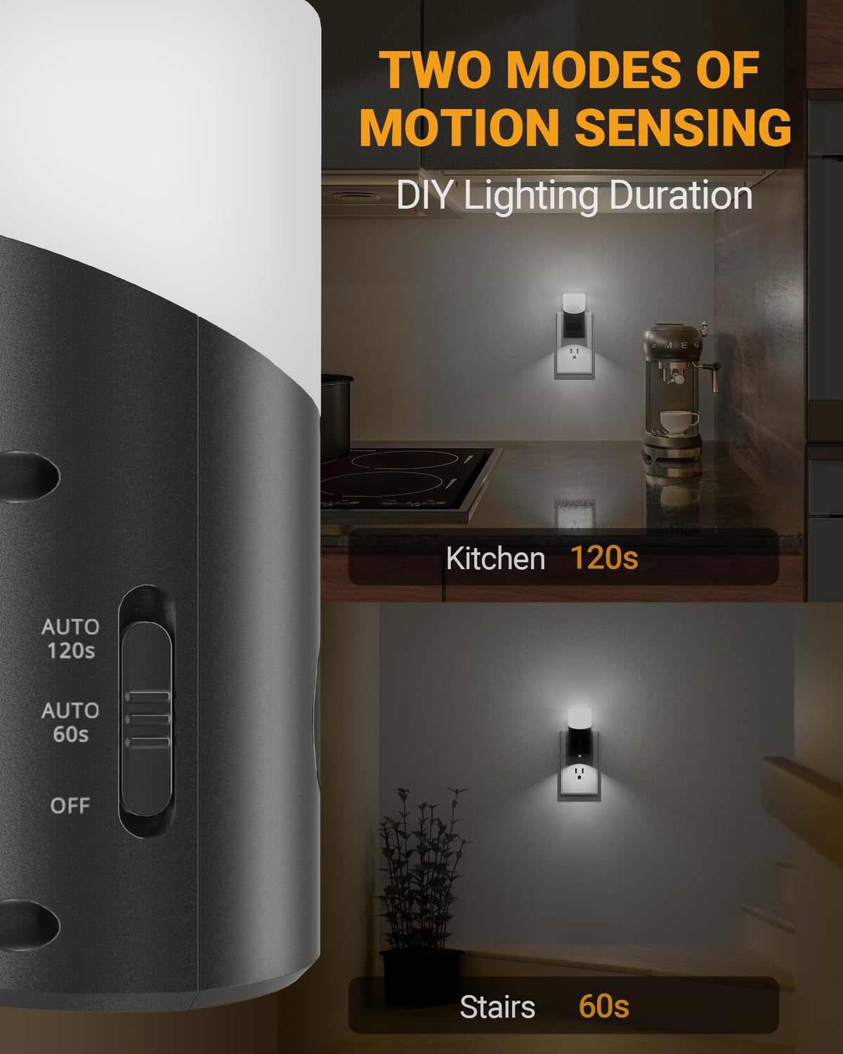 Lyridz motion-sensor-night-light-glare-free 150lm reduces harsh brightness.