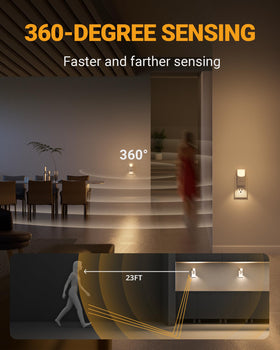 Lyridz dimmable night light adapts from dim to bright for any task.