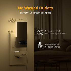 Lyridz night light with memory and timers saves energy and time