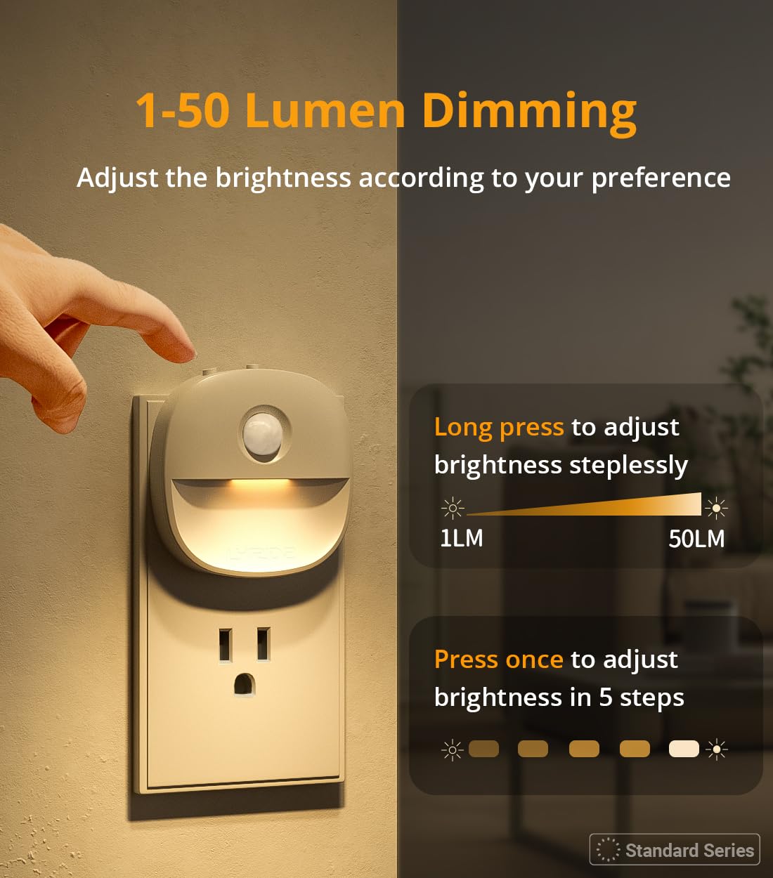 Lyridz warm dimming glow avoids glare for family comfort.