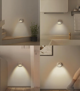 Lyridz compact design night light fits desks, cabinets, and countertops.