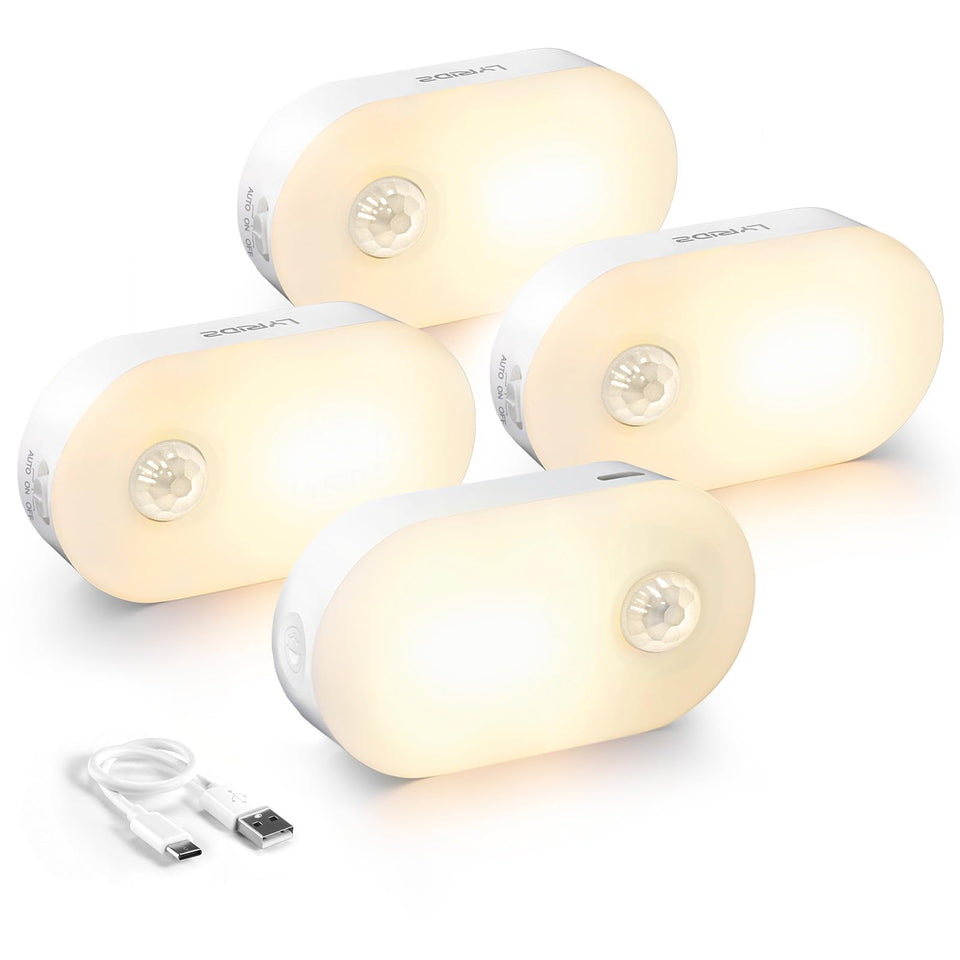 Lyridz rechargeable night light with compact design for easy placement.