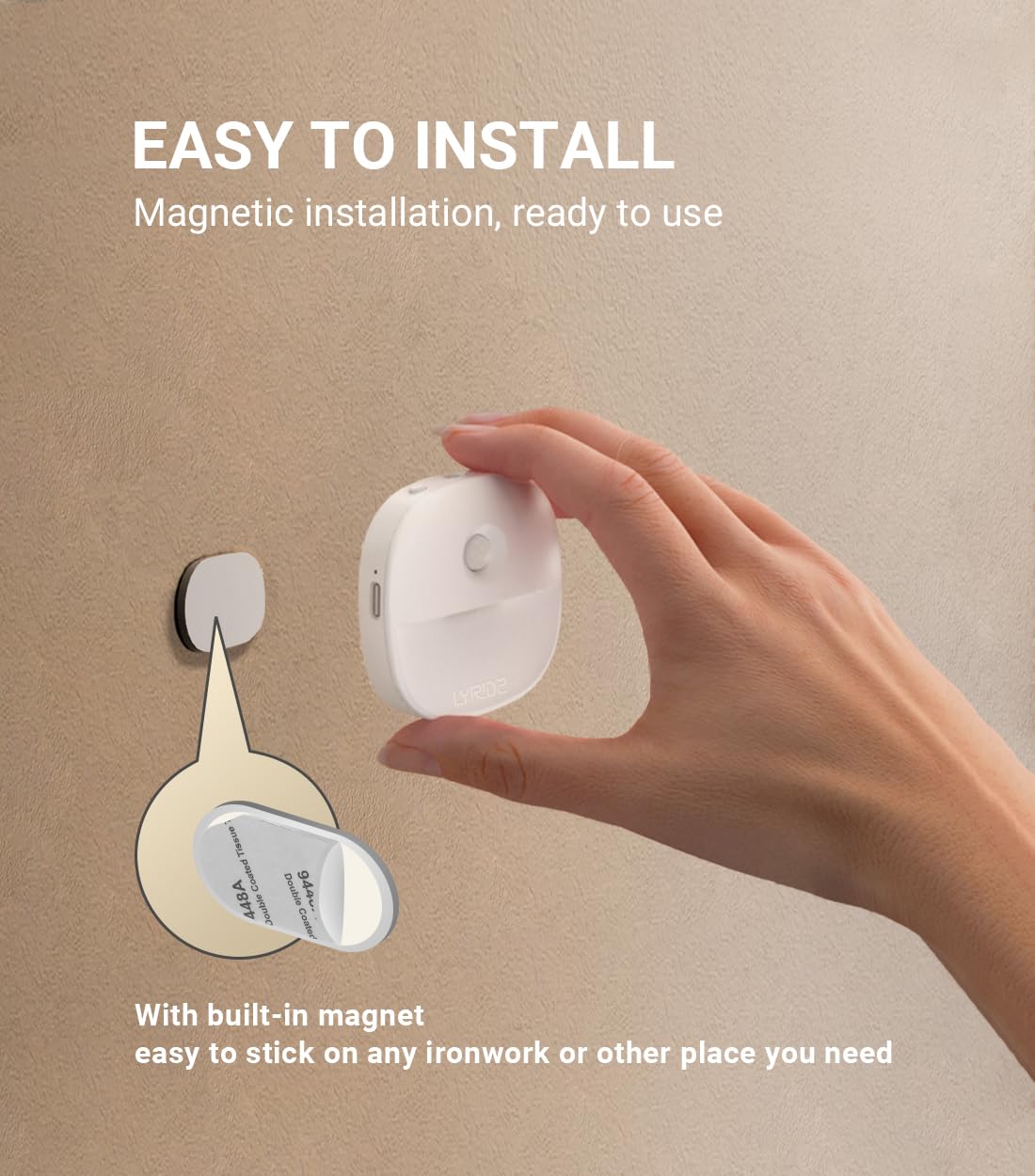 Lyridz dimmable LED with easy brightness control.