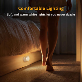 Lyridz night light shines softly in dark hallways.