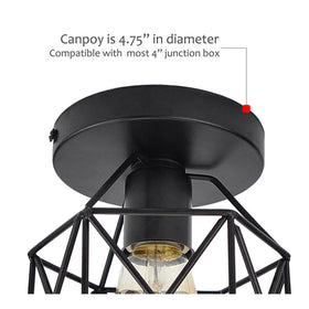 Lysed kitchen dining room ceiling light provides focused task lighting and farmhouse vibe