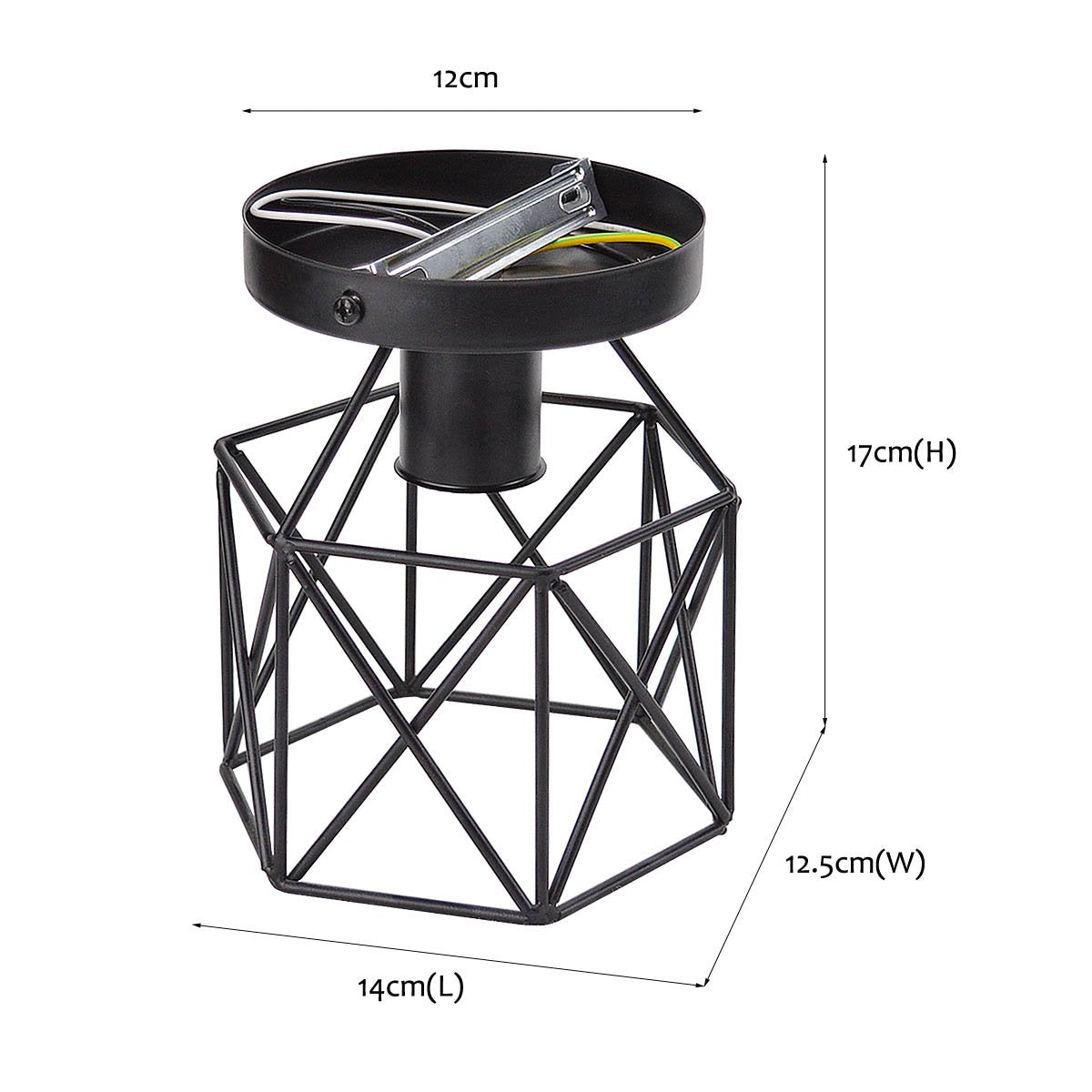 Lysed stairway hallway light fixture delivers reliable overhead illumination for stairs