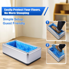LYSHIYI 200-count pack of disposable shoe covers for ready-to-use sessions