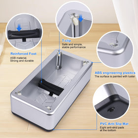 LYSHIYI dispenser front view highlighting the sleek baked enamel finish