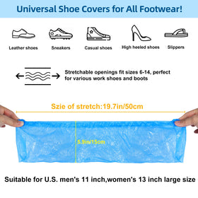 LYSHIYI shoe covers with non-slip surface for safety.