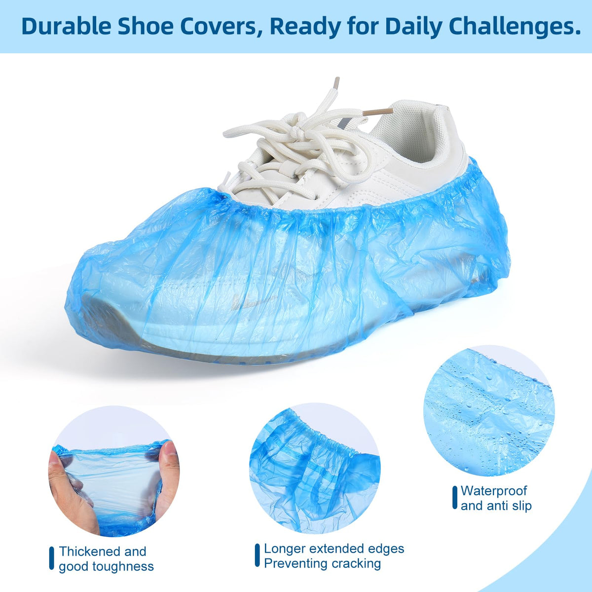 LYSHIYI waterproof shoe covers keep footwear dry.