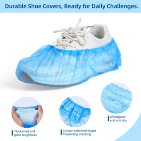 LYSHIYI waterproof shoe covers keep footwear dry.