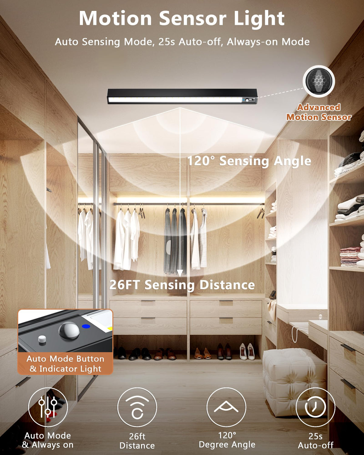 LYTARA three color temperatures for warm to cool lighting in any room