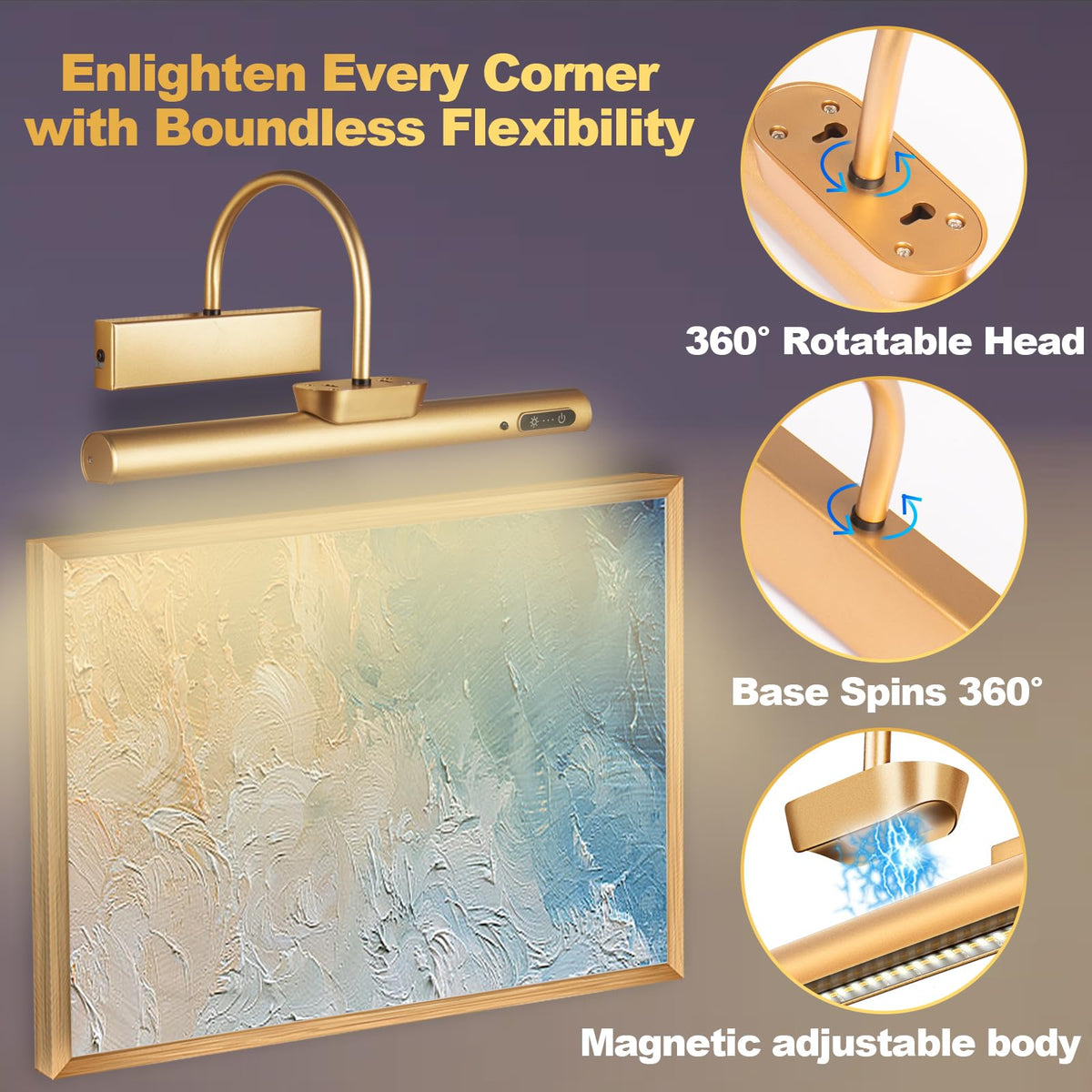 LYTARA 70 LED beads provide broad, even brightness across frames.