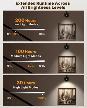 LYTARA timer function supports automatic ambient lighting without manual adjustments.