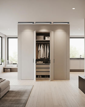LYTARA sleek black metal finish complements modern interiors