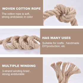 LZ.MZXU jute rope twisted Manila texture close-up for handmade decor.