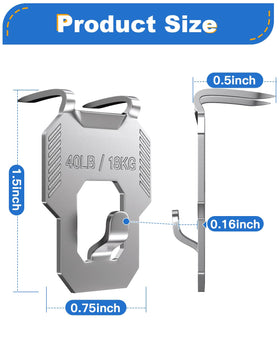 LZC drywall hanger holds a frame on drywall, showing strong support.
