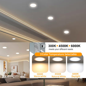 LZHOME 3CCT selectable temperature enables flexible ambiance