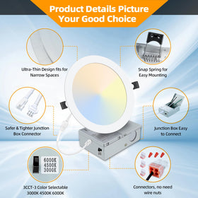LZHOME downlight with CRI 80 for true color rendering